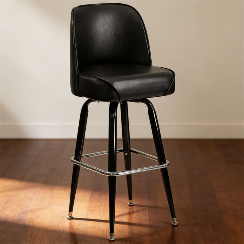 1. Heavy-Duty Steel Frame Commercial Bar Stool