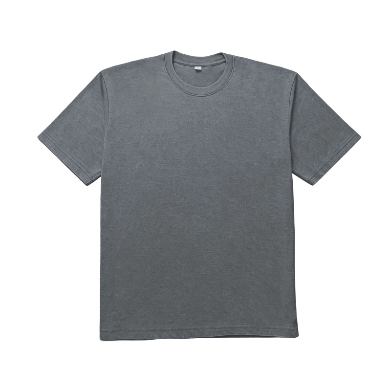 230g 50% Cotton50% Polyester Aicd washed T-shirt MY2026066 - Image 10