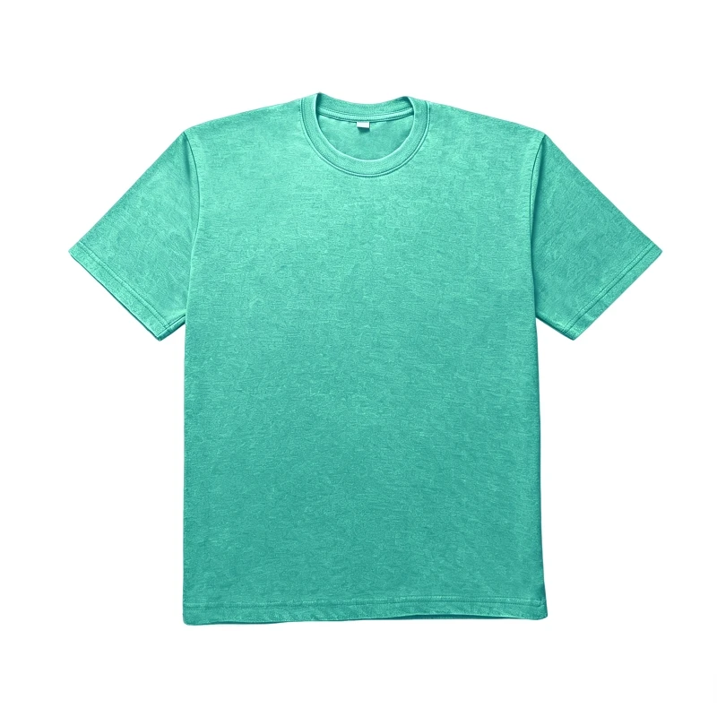 230g 50% Cotton50% Polyester Aicd washed T-shirt MY2026066 - Image 5